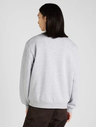 ABOUT YOU Sweatshirt 'Davin' graumeliert/schwarz