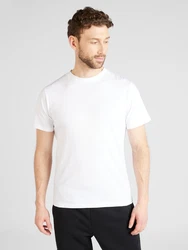 ABOUT YOU T-Shirt 'Len' graumeliert/schwarz/weiß