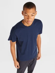 ABOUT YOU T-Shirt 'Len' marineblau / graumeliert / bordeaux