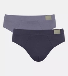 Slip 'GO' (GOTS) beige / navy / rauchblau