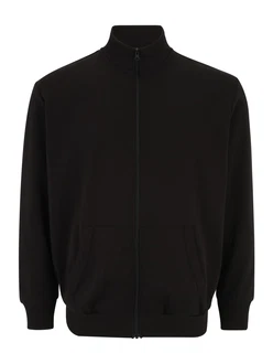 Jack & Jones Plus Sweatjacke 'JJEPaulos' Schwarz/Schwarz/Schwarz/Schwarz/Schwarz/Schwarz/Schwarz/Schwarz/Schwarz/Schwarz
