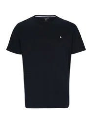 Jack & Jones Plus T-Shirt JJEPaulos marine/weiß