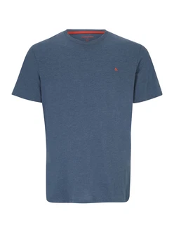 Jack & Jones Plus T-Shirt JJEPaulos blaumeliert/blutrot