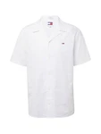 Tommy Jeans Hemd TJM LINEN BLEND CAMP SHIRT EXT Creme/Weiß/Khaki