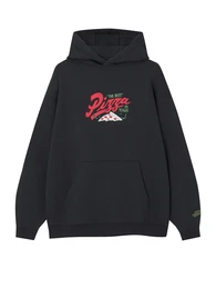 Sweatshirt jade / blutrot / schwarz / wei