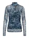 Gestuz Bluza 'Ewa'  marine / dimno modra / opal / off-bela