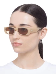 LE SPECS Sonnenbrille 'Unreal!' hellbraun