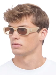 LE SPECS Sonnenbrille 'Unreal!' hellbraun