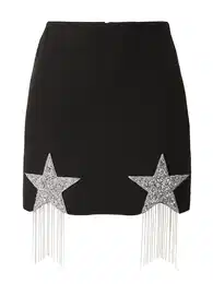 Sukně černá / stříbrná