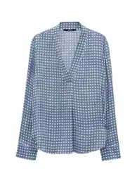 Bluza 'Zeasari' mornarsko plava / nebesko plava / prljavo bijela