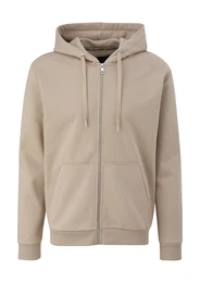 Sweatjacke beige