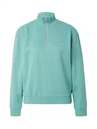 LEVI'S Sweater majica 'Everyday 1/4 Zip' svijetlozelena / bijela