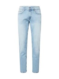 Jeans 'WEFT' blue denim / karamell