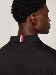 TOMMY HILFIGER Poloshirt 'Essential' rot/schwarz/weiß