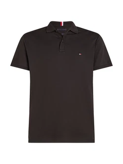 TOMMY HILFIGER Poloshirt 'Essential' rot/schwarz/weiß