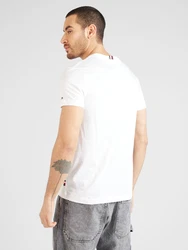 TOMMY HILFIGER T-Shirt marineblau/blutrot/weiß