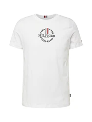 TOMMY HILFIGER T-Shirt marineblau/blutrot/weiß