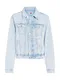Tommy Jeans Prehodna jakna  svetlo modra / rdeča / bela