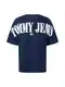 Tommy Jeans T-Shirt dunkelblau / rot / wei