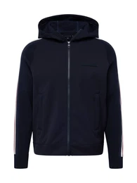 Sweatjacke nachtblau / rot / wei