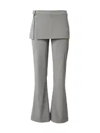 Kalhoty šedý melír