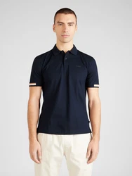 BOSS Shirt 'Parlay 147' beige/dunkelblau/weiß