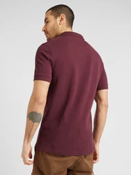 FARAH Poloshirt BLANES goldgelb/burgunder