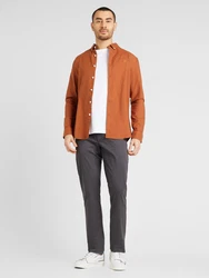 FARAH T-Shirt 'DANNY' goldgelb/weiß