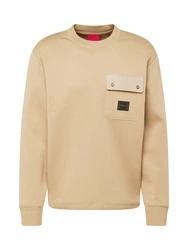 HUGO Sweatshirt 'Dhaluli' hellbraun