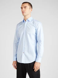 HUGO BOSS Hemd Hank hellblau