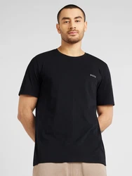 BOSS T-Shirt Mix&Match T-Shirt R mit BOSS Stickerei schwarz / wei
