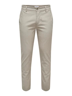 ONLY & SONS Chinohose ONSMark Pete greige