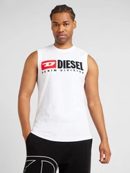 DIESEL Top T-Isco-Div blutrot/schwarz/weiß