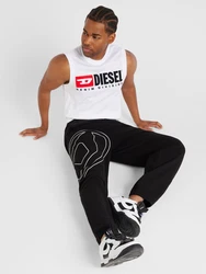 DIESEL Top T-Isco-Div blutrot/schwarz/weiß
