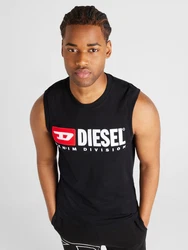 DIESEL Top T-Isco-Div rot/schwarz/weiß