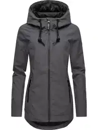 Přechodná bunda 'Zuzka' tmavě šedá