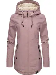 Přechodná bunda 'Zuzka' bledě fialová / černá