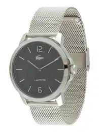 Uhr hellblau / grn / schwarz / silber