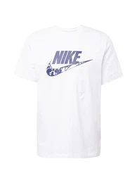 T-Shirt 'FUTURA' ultramarinblau / wei