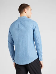 FARAH Hemd hellblau/senf