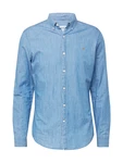 FARAH Hemd hellblau/senf