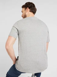 MUSTANG T-Shirt 'Austin' navy/graumeliert