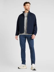 MUSTANG T-Shirt 'Austin' navy/graumeliert