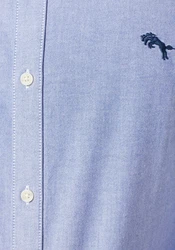 WRANGLER Hemd 'OXFORD' blaumeliert