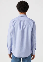 WRANGLER Hemd 'OXFORD' blaumeliert