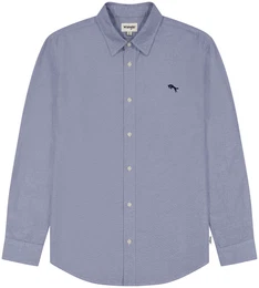 Hemd 'LS SHIRT' blaumeliert