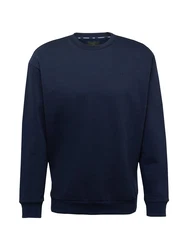 QS Sweatshirt mit Logo-Stickerei marineblau