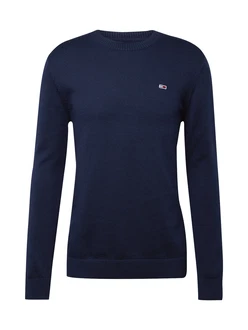 Tommy Jeans Pullover 'ESSENTIAL' marineblau / rot / weiß Tommy Jeans Pullover 'ESSENTIAL' marineblau / rot / weiß