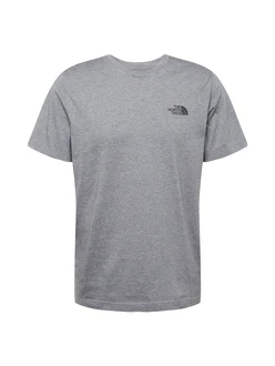 The North Face Herren Shirt Simple Dome Tee (3X4) graumeliert/schwarz