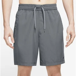 NIKE Sportshorts 'FORM' grau/schwarz